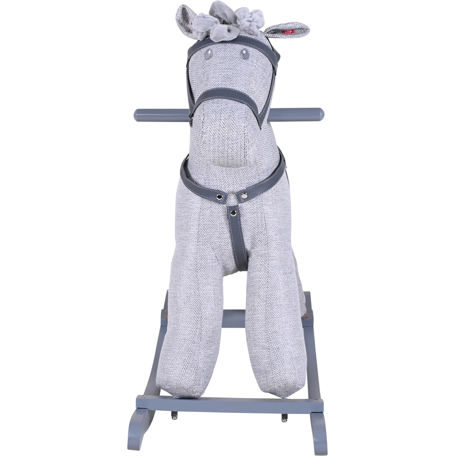 knorr toys® Schaukelpferd Grey horse grau