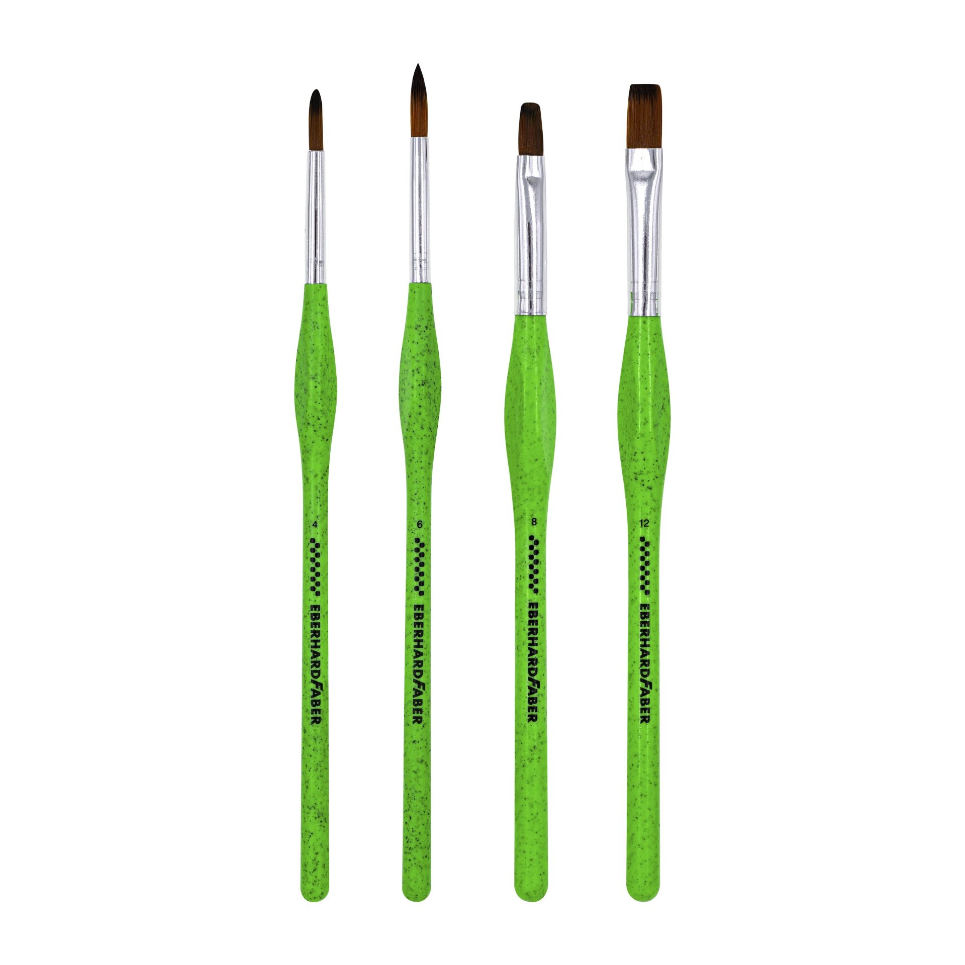 Eberhard Faber Schulpinsel Green Winner, 4er-Set