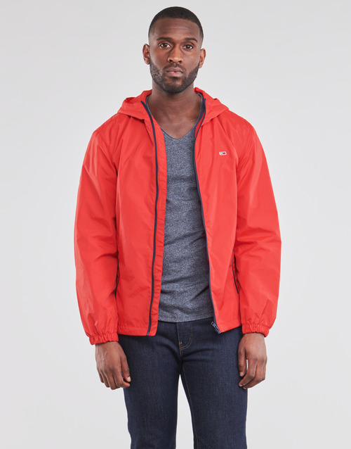 Tommy Jeans - TJM PACKABLE WINDBREAKER Rojo