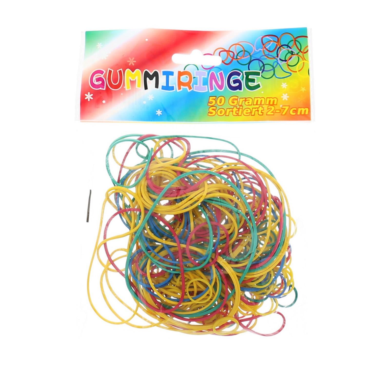 Gummiringe sortiert