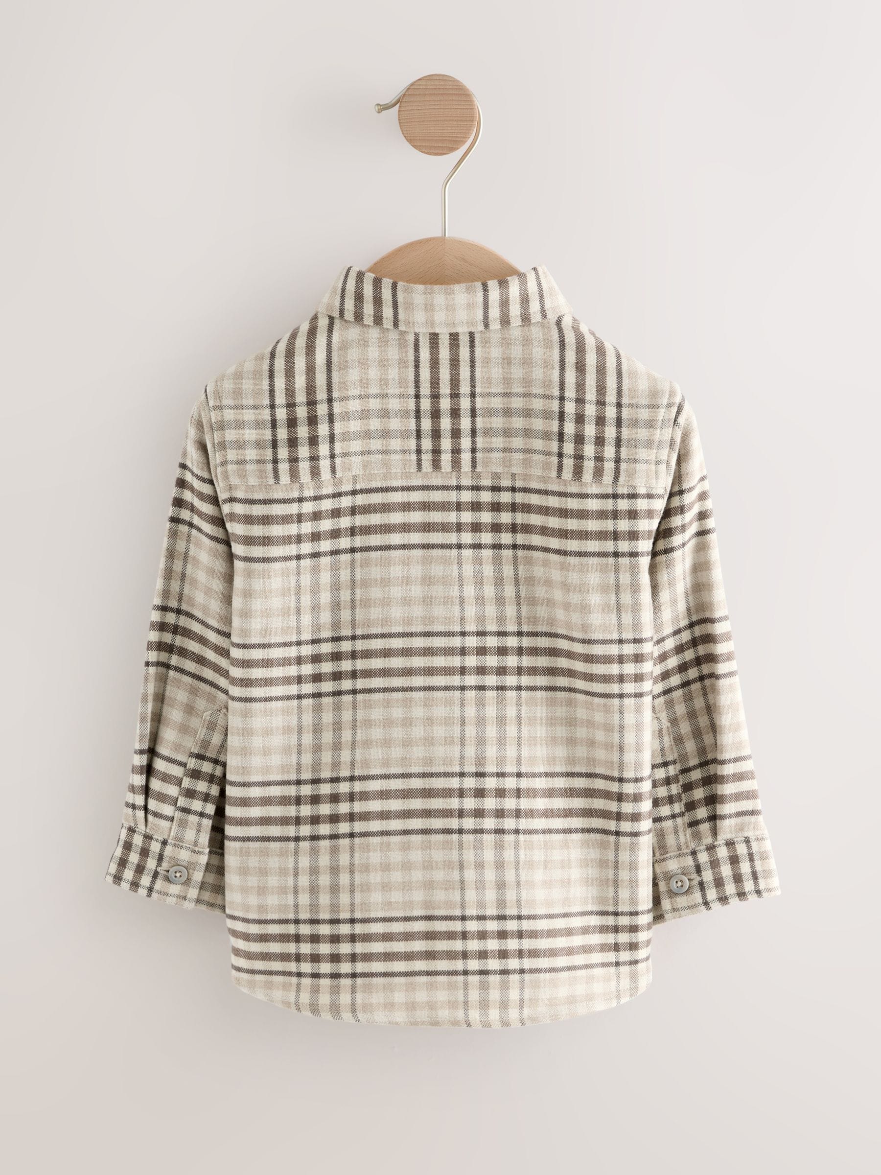 Neutraal/bruin - Long Sleeve Character Shirt (3mths-7yrs)