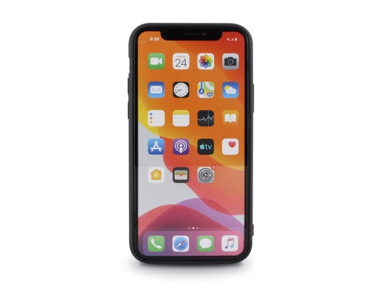 MOOOV - Coque smartphone Coque souple bi-matière pour iphone 11 - grise et marron