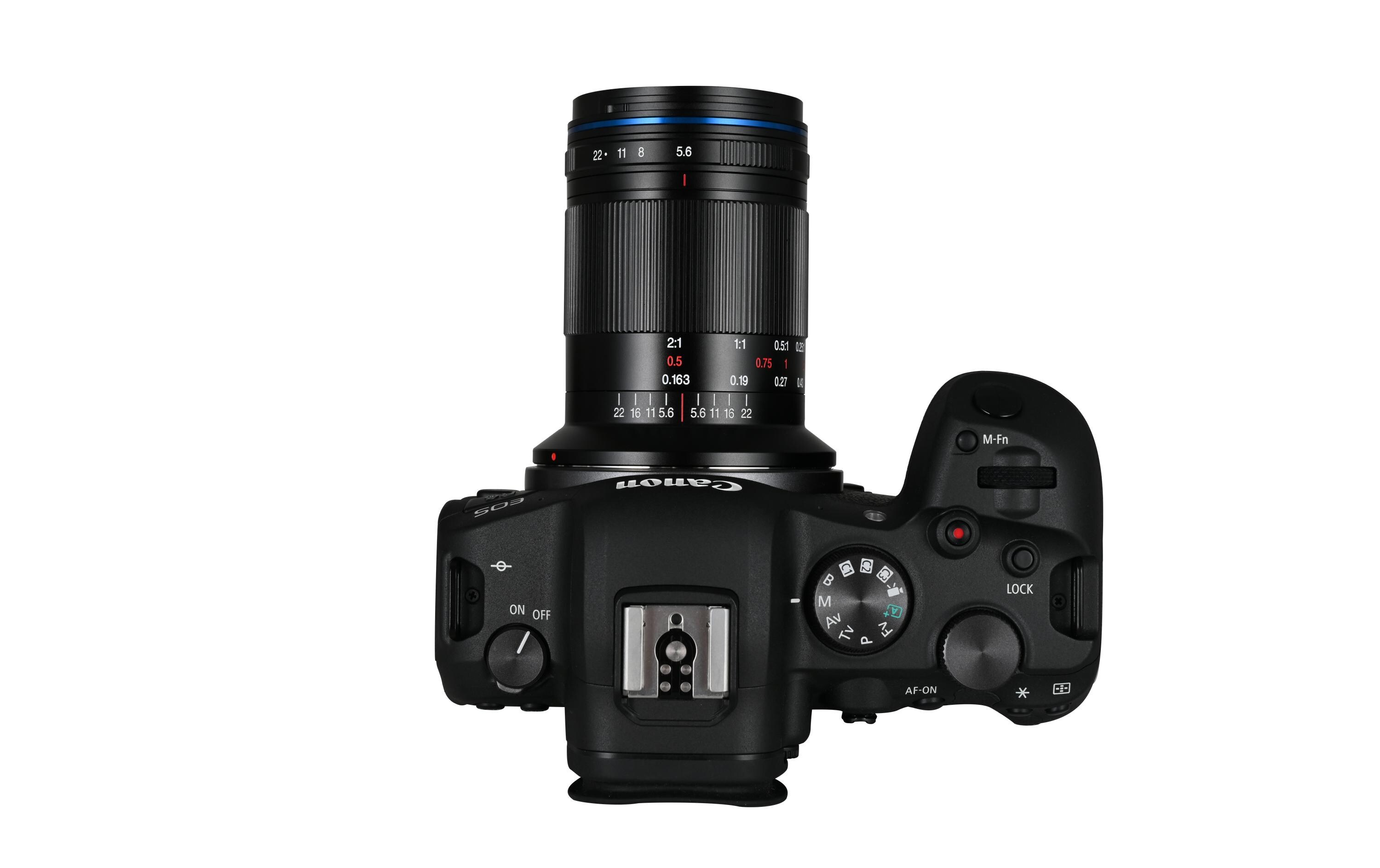 Festbrennweite 85 mm f/5.6 2X APO – Canon RF<br>Leichtes Makroobjektiv für Vollformat Kameras