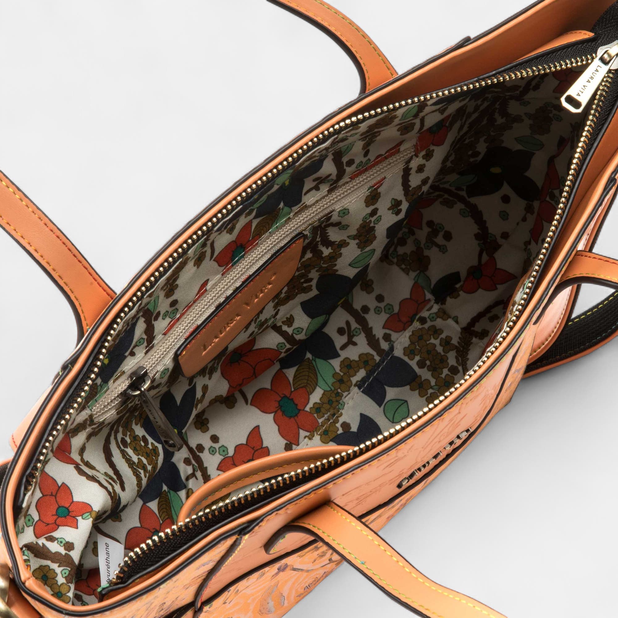 Sac de shopping orange