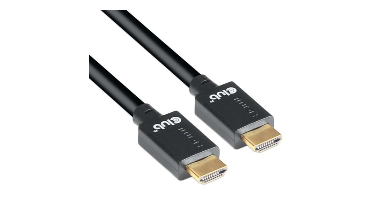 Club 3DUltra High Speed HDMI kabel  (Zwart, 2 meter, 4K 120Hz, 8K 60Hz, 48Gbps)