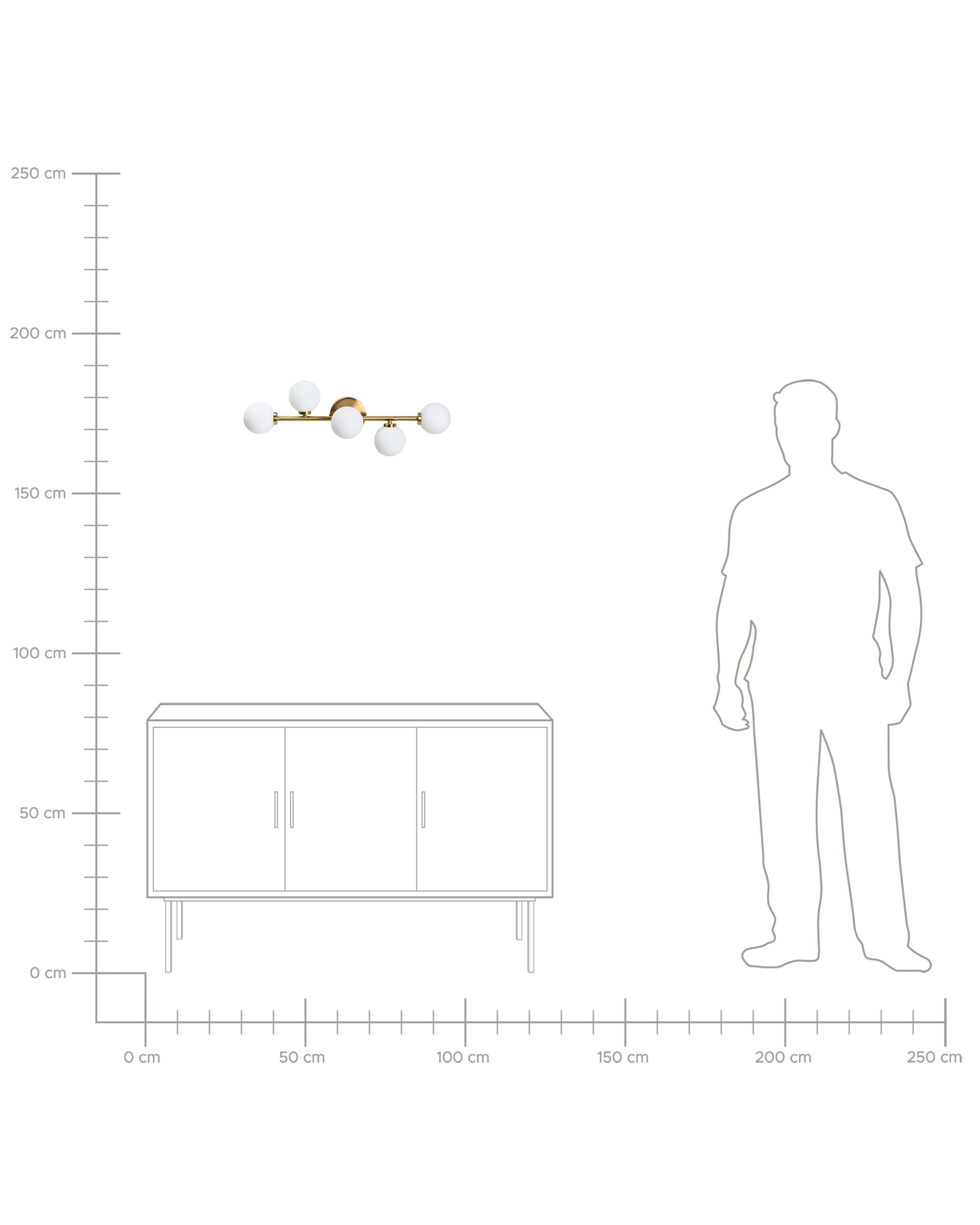 Wandlamp MINOTOS Metaal Goud