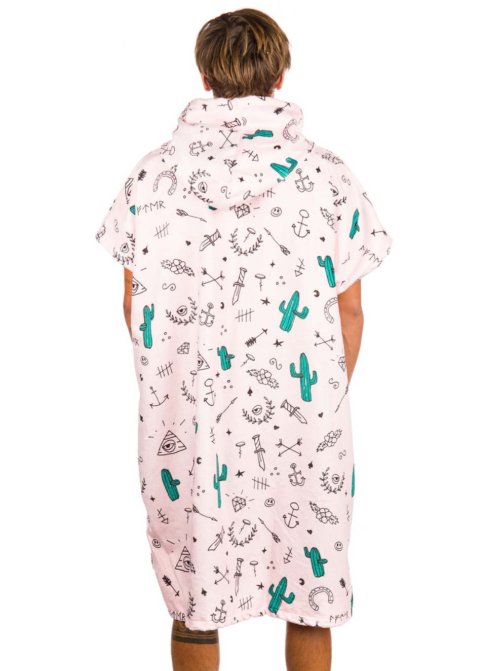 After Hype Surf Poncho pale pink