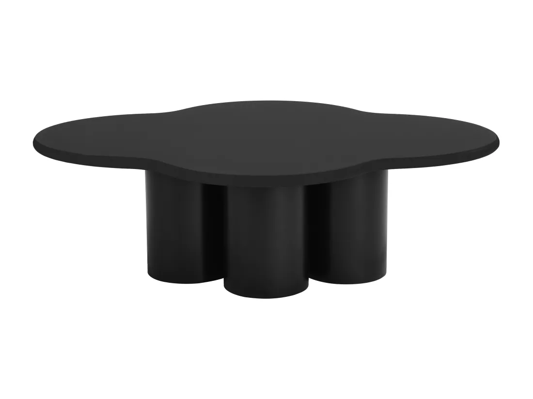 Table basse en MDF - Noir - YAVINA
