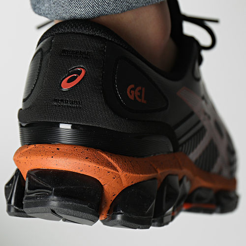 Baskets Gel Quantum 360 VII 1201A680 Black Piquant Orange