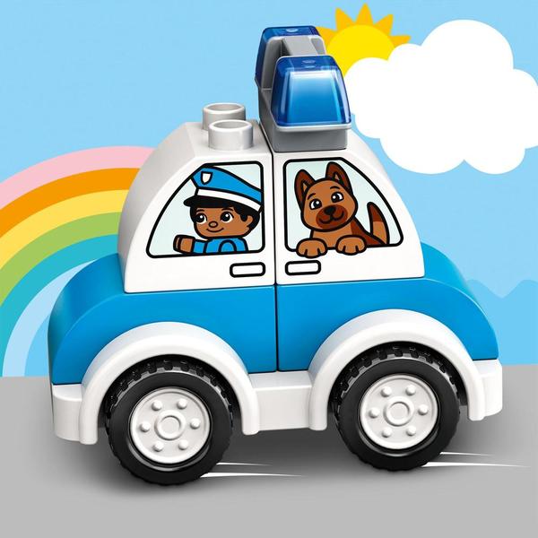 10957 - LEGO DUPLO - L'hélicoptère des pompiers et la voiture de police