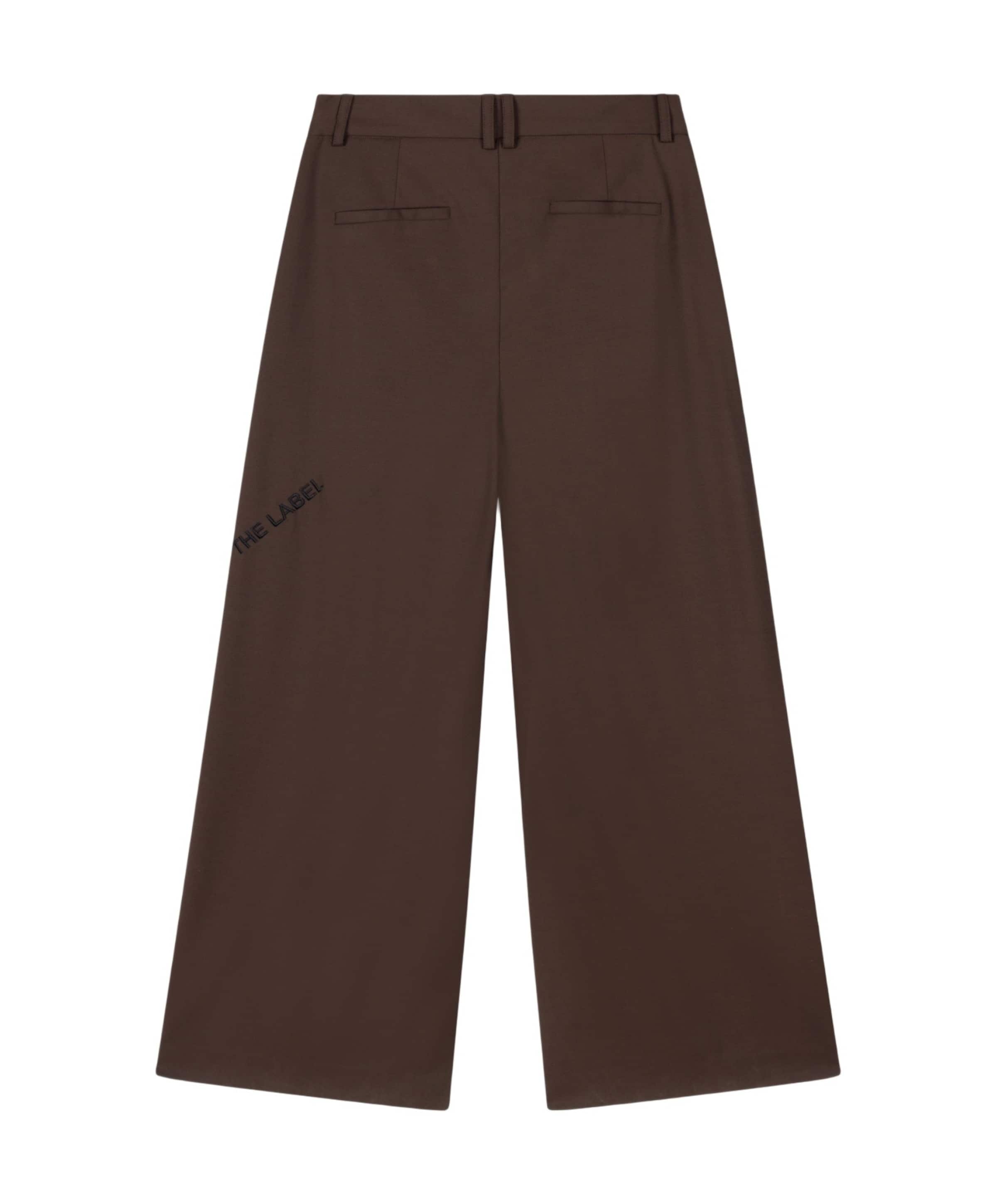 Alix The Label WIDE LEG dames broek bruin