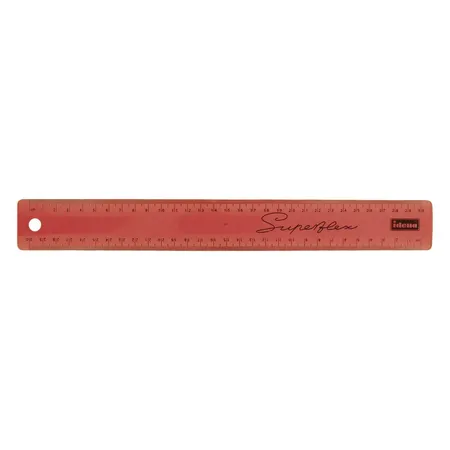Idena Superflex Lineal 30 cm, 1 Stück, 4-fach sortiert