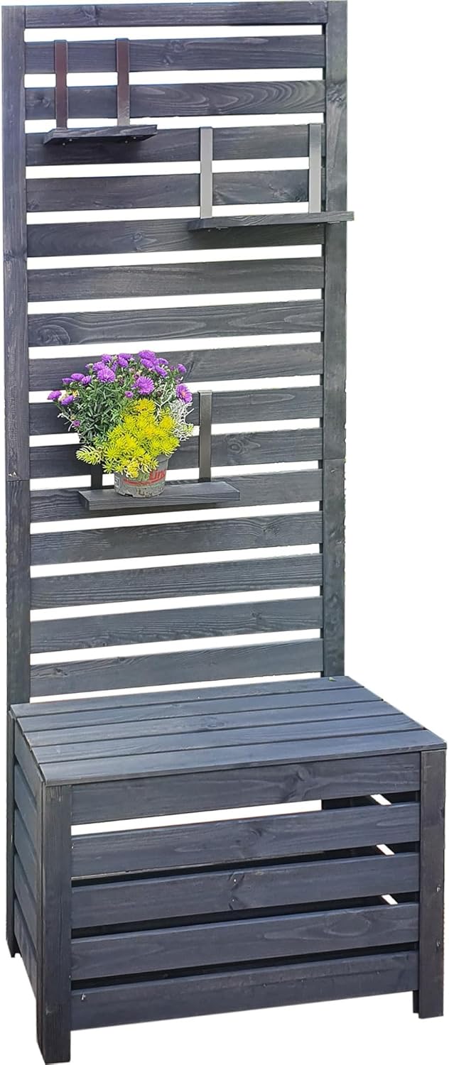Spaliersichtschutz mit Staukasten