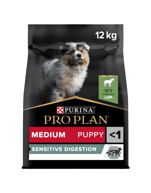 Pro Plan Dog Puppy Medium Breed Sensitive Digestion Lam - Hondenvoer