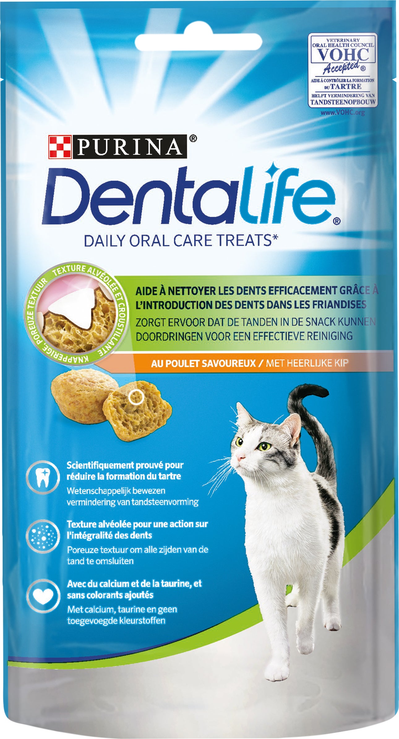 Purina kattensnack Dentalife kip 40 g