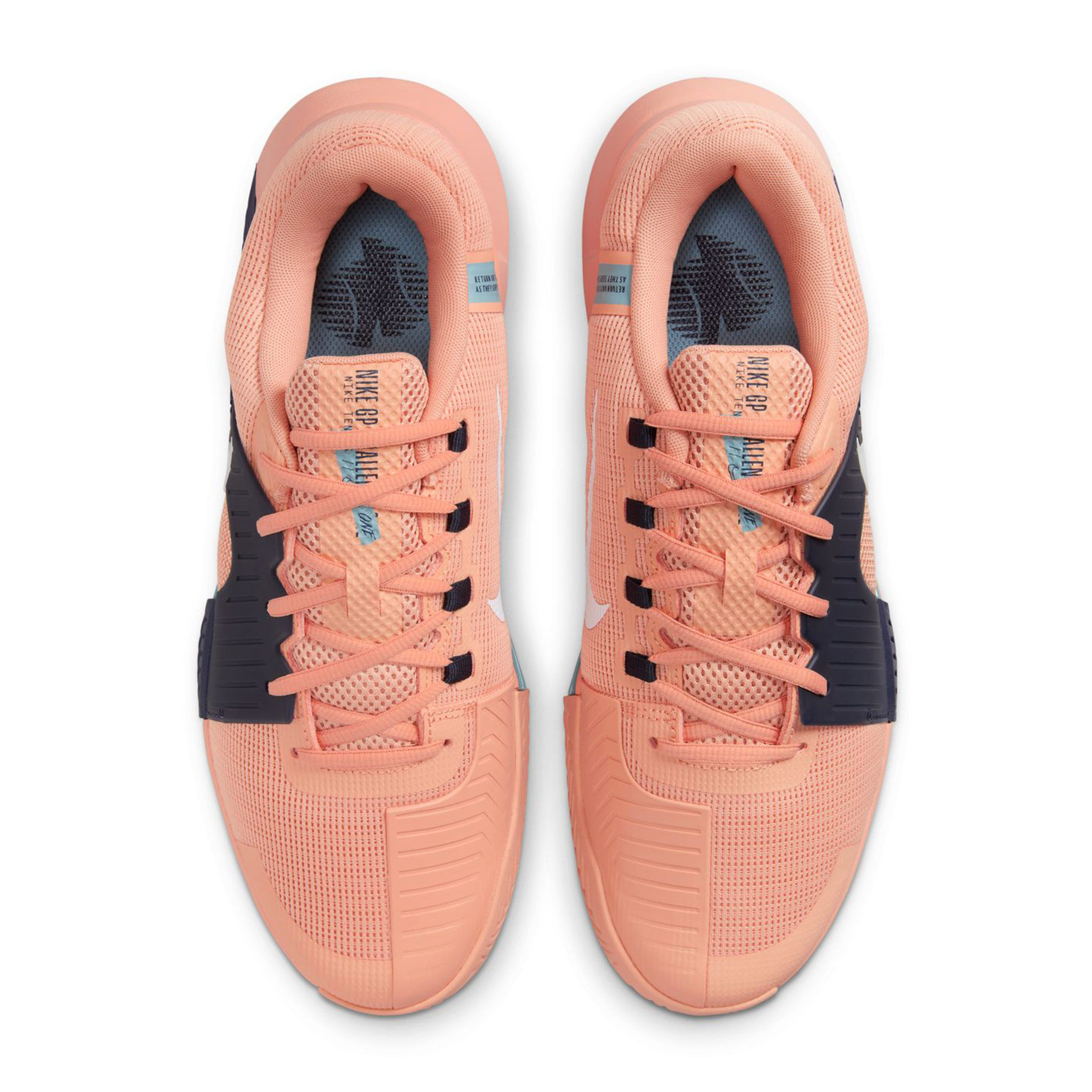 Nike Zoom GP Challenge 1 Chaussures Toutes Surfaces Hommes - Abricot, Bleu Foncé