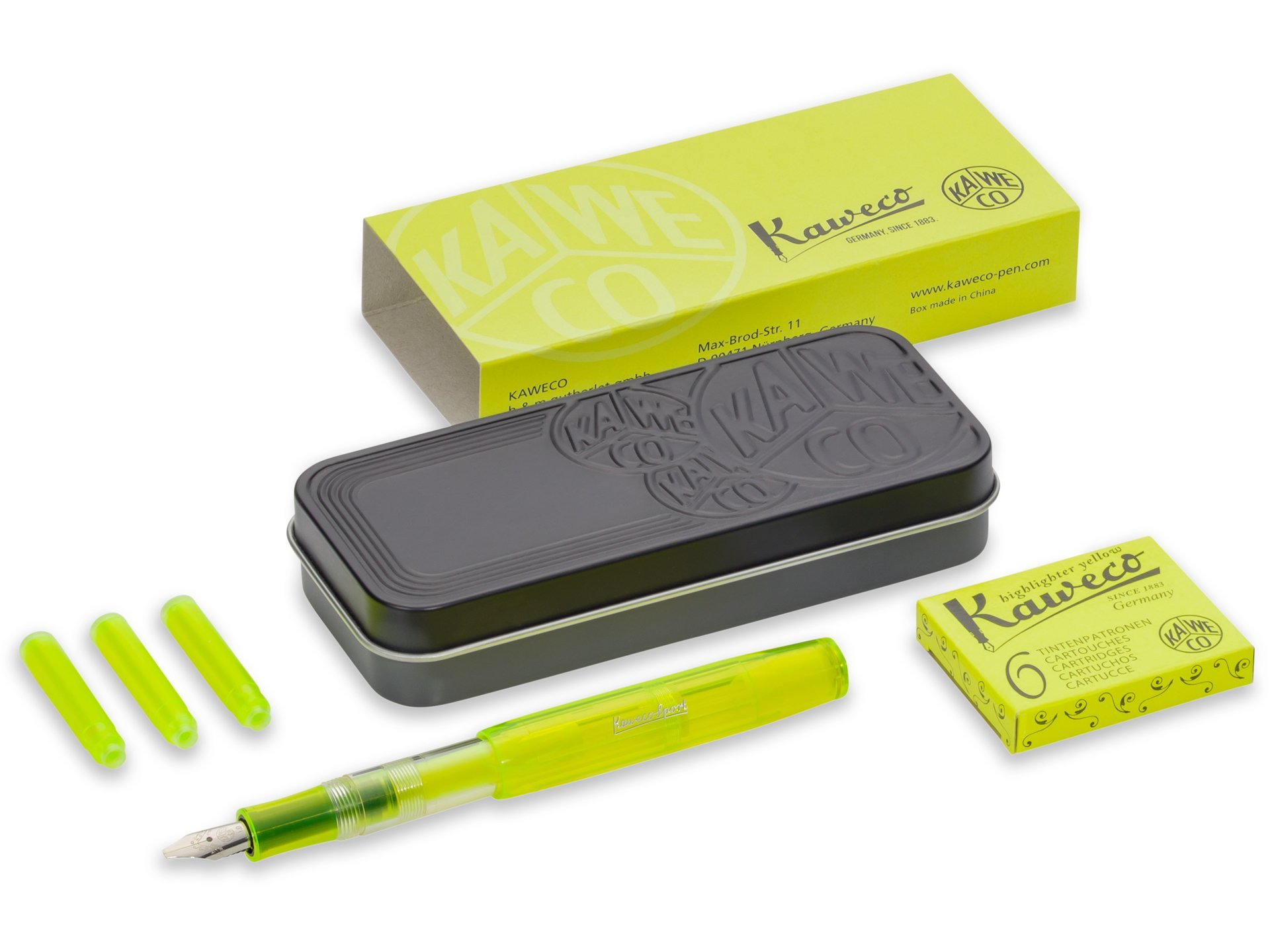 Kaweco ICE Sport Leuchtmarker Yellow Set