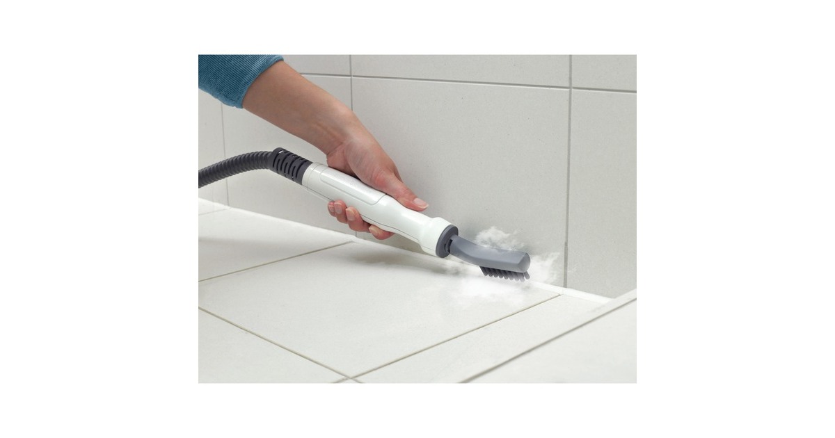 BLACK+DECKERFSMH1321 1600W Steam-mop met 6 accessoires stoomreiniger  (Wit/blauwgrijs)