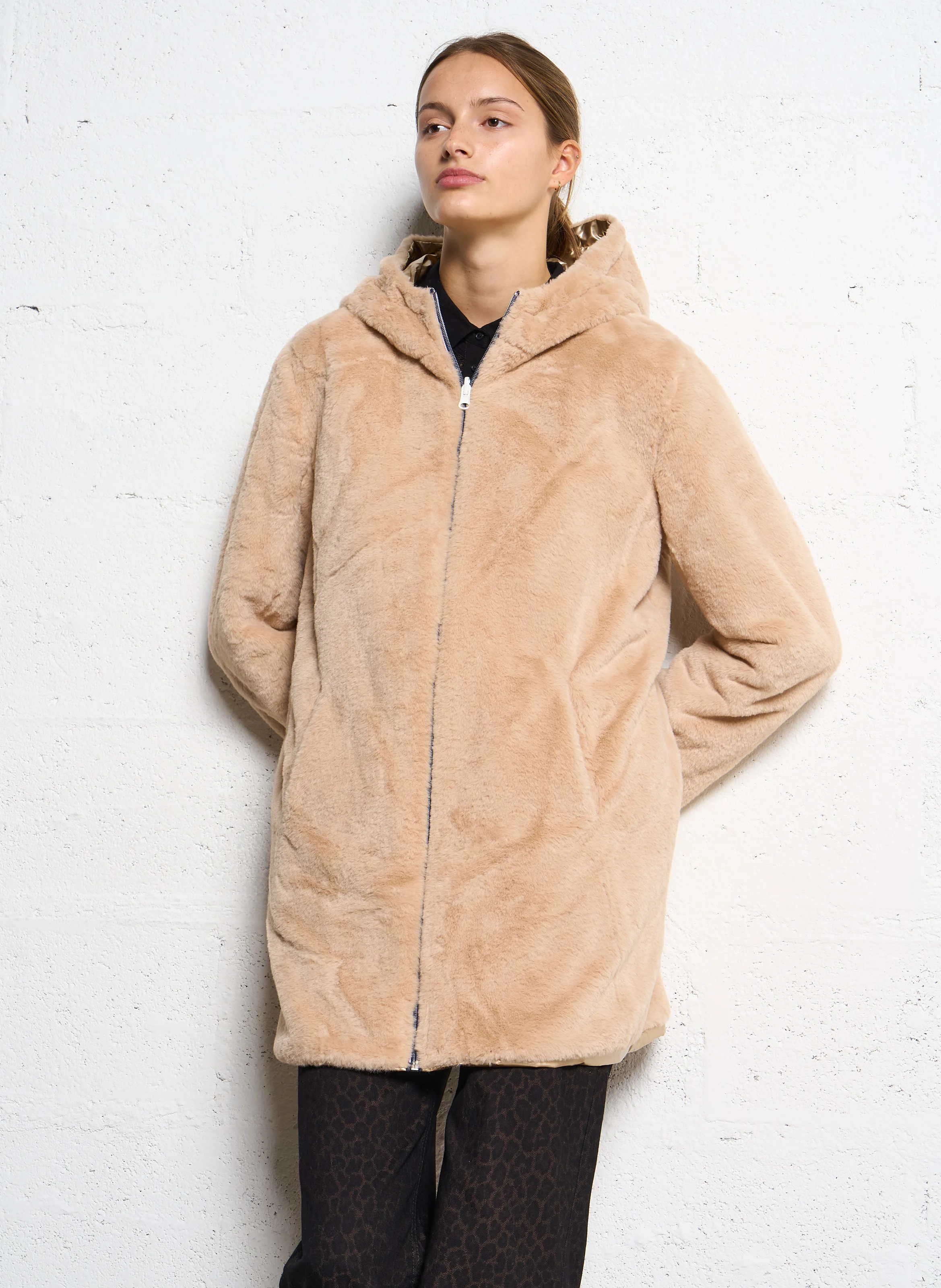 RAINY - Coupe-vent col montant droit | Rose