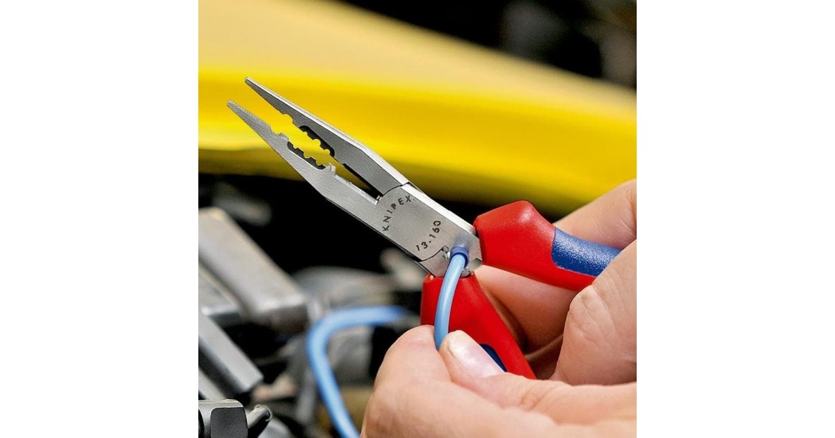 KNIPEXBedradingstang 13 01 160  (Rood, Lengte 160mm, krimpen 0,5 tot 2,5mm²)