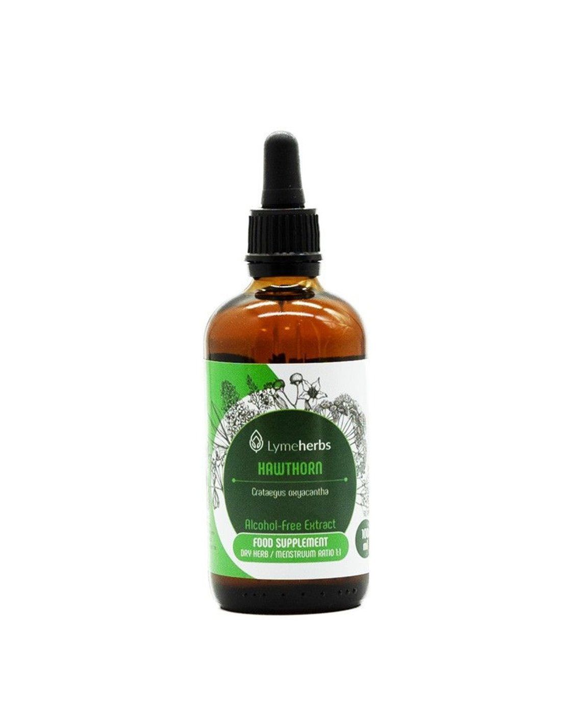 Lymeherbs Weißdorn (Hawthorn Berries), alkoholfreier Extrakt 1:1
