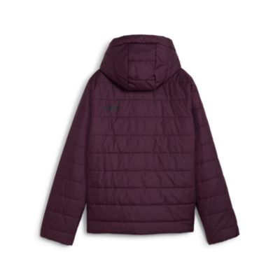 PumaESS Hooded Padded Jacket - lila