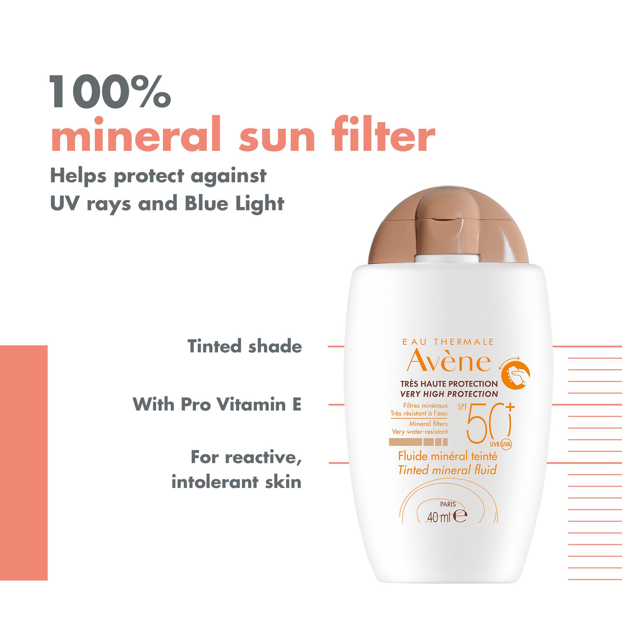 AVENE Sonnenfluid mineralisch getönt SPF50  Tb 40 ml