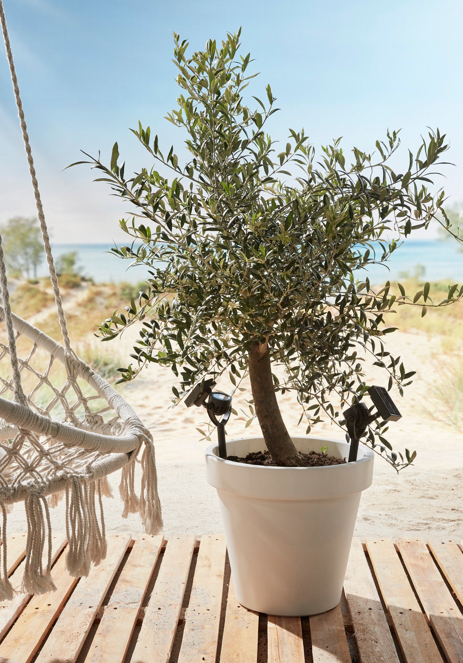 Luxform solar tuinsteker Zamora zwart 5,5 x 21 x 29 cm