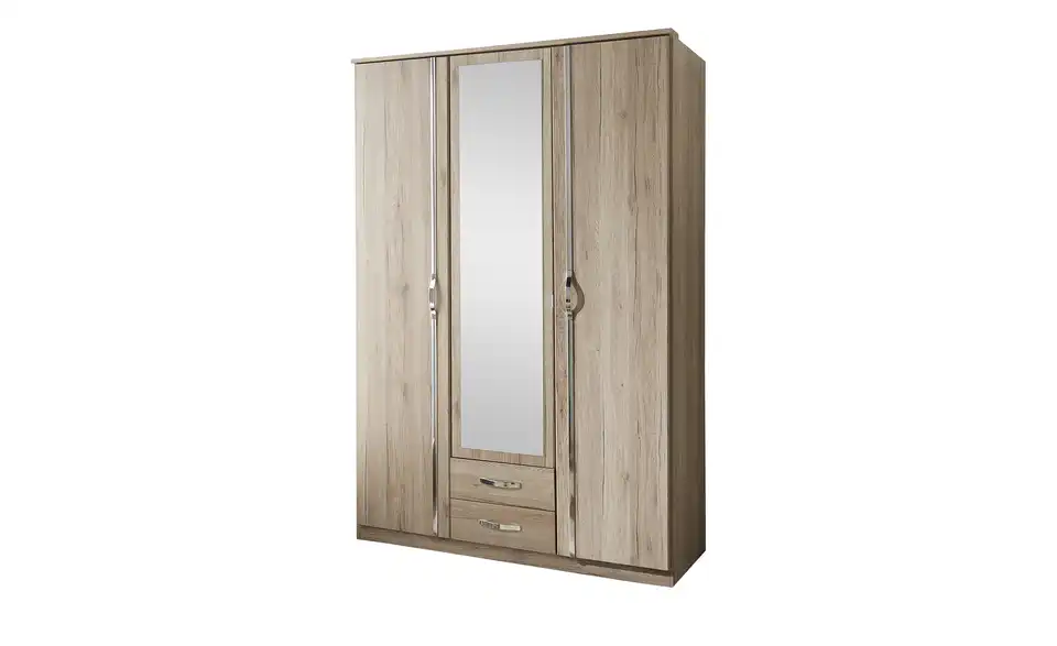Kleiderschrank Duo 135 cm Eiche San Remo (Nachbildung)