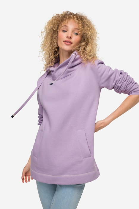 Sweatshirt, Stehkragen, Langarm