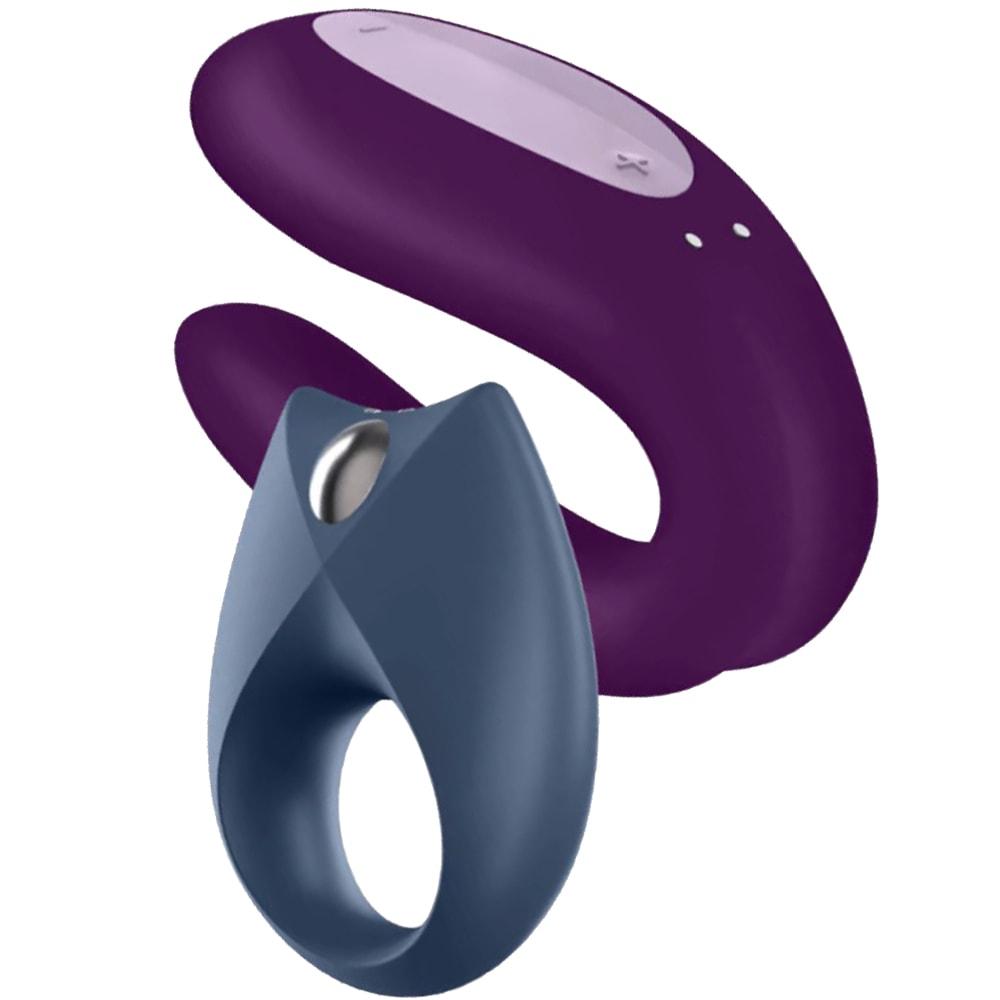 Duo de sextoys waterproofs - Cockring & stimulateur