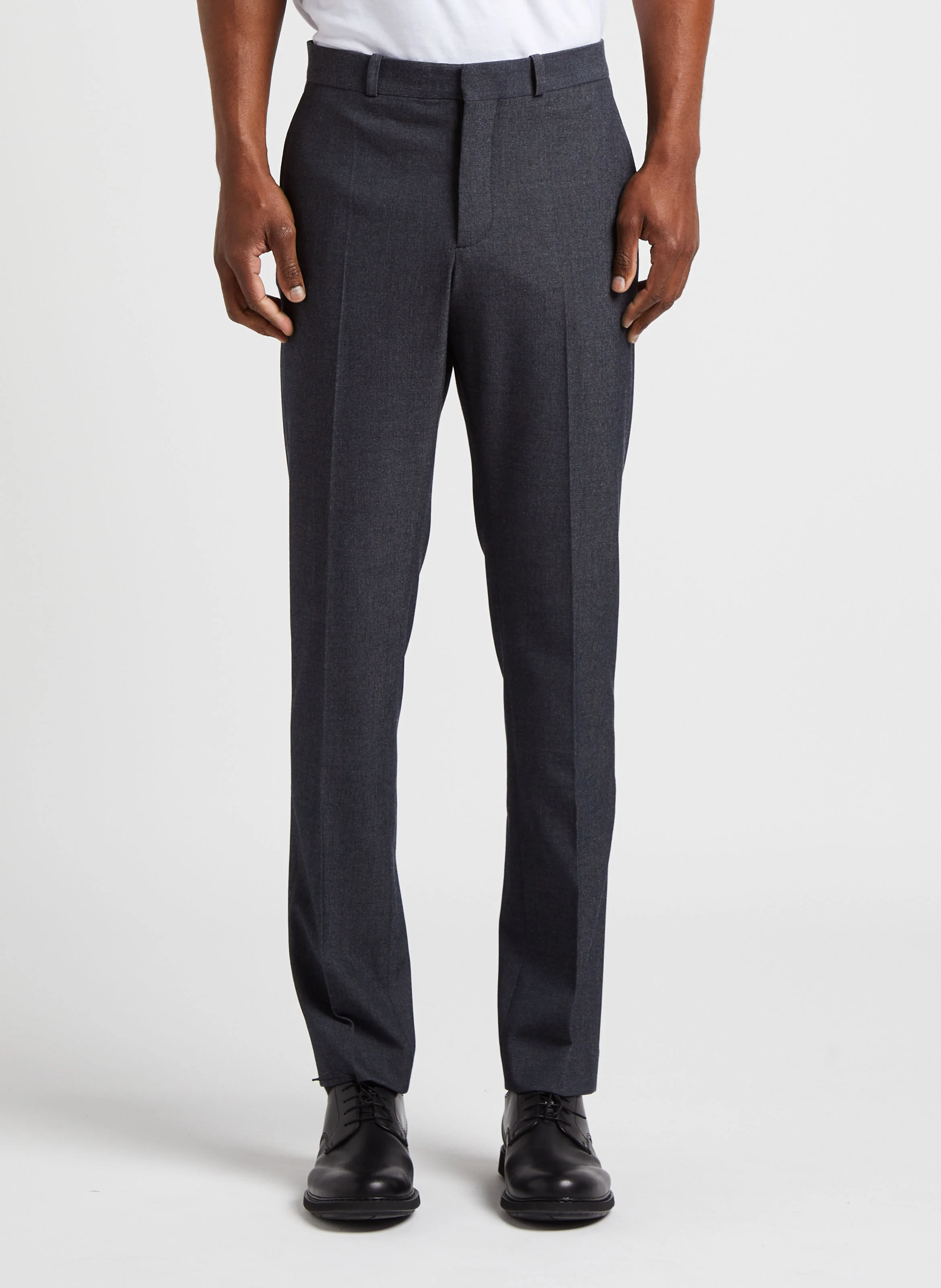 Pantalon slim style costume| Bleu