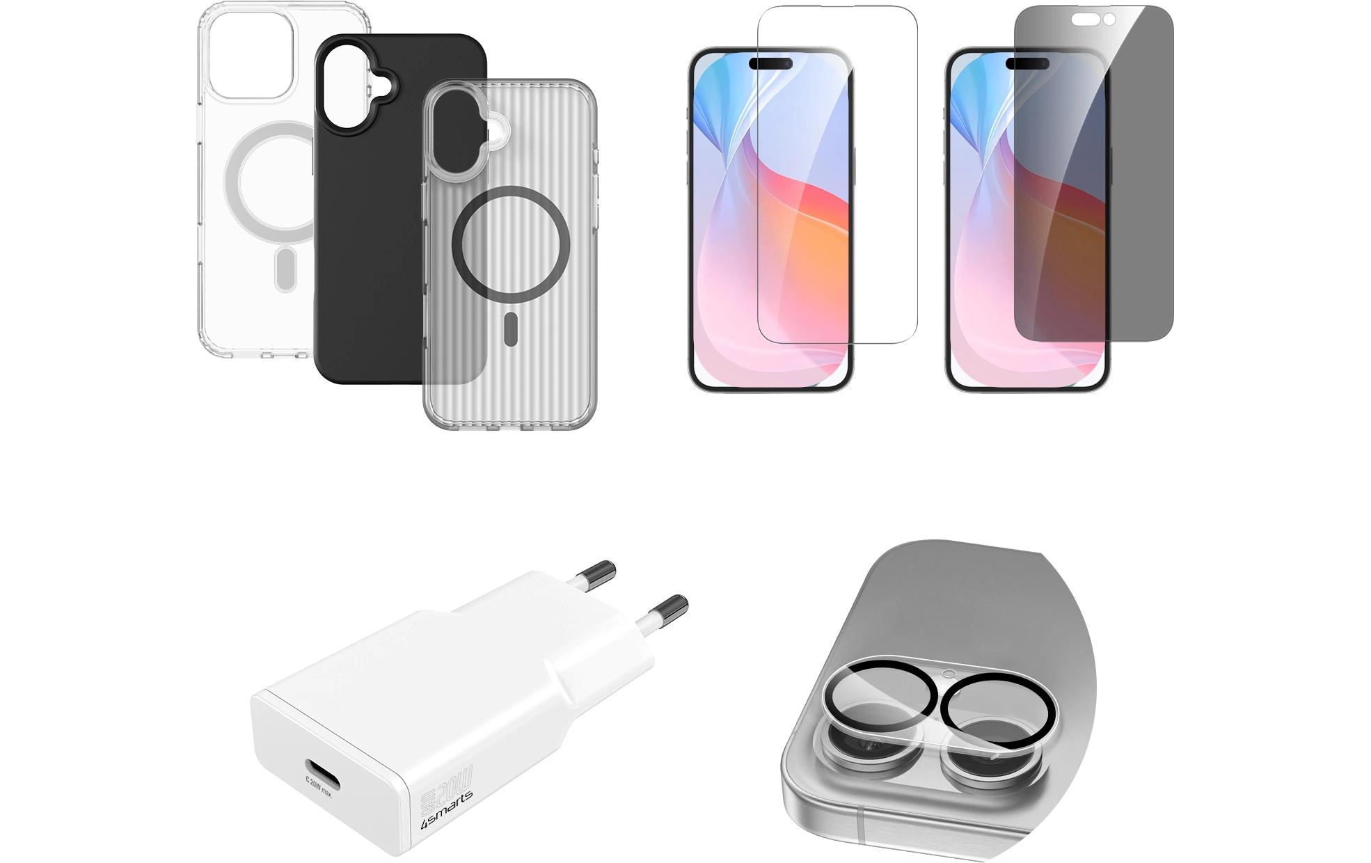 7in1 Value Set iPhone 16Premium Set für Apple iPhone 16