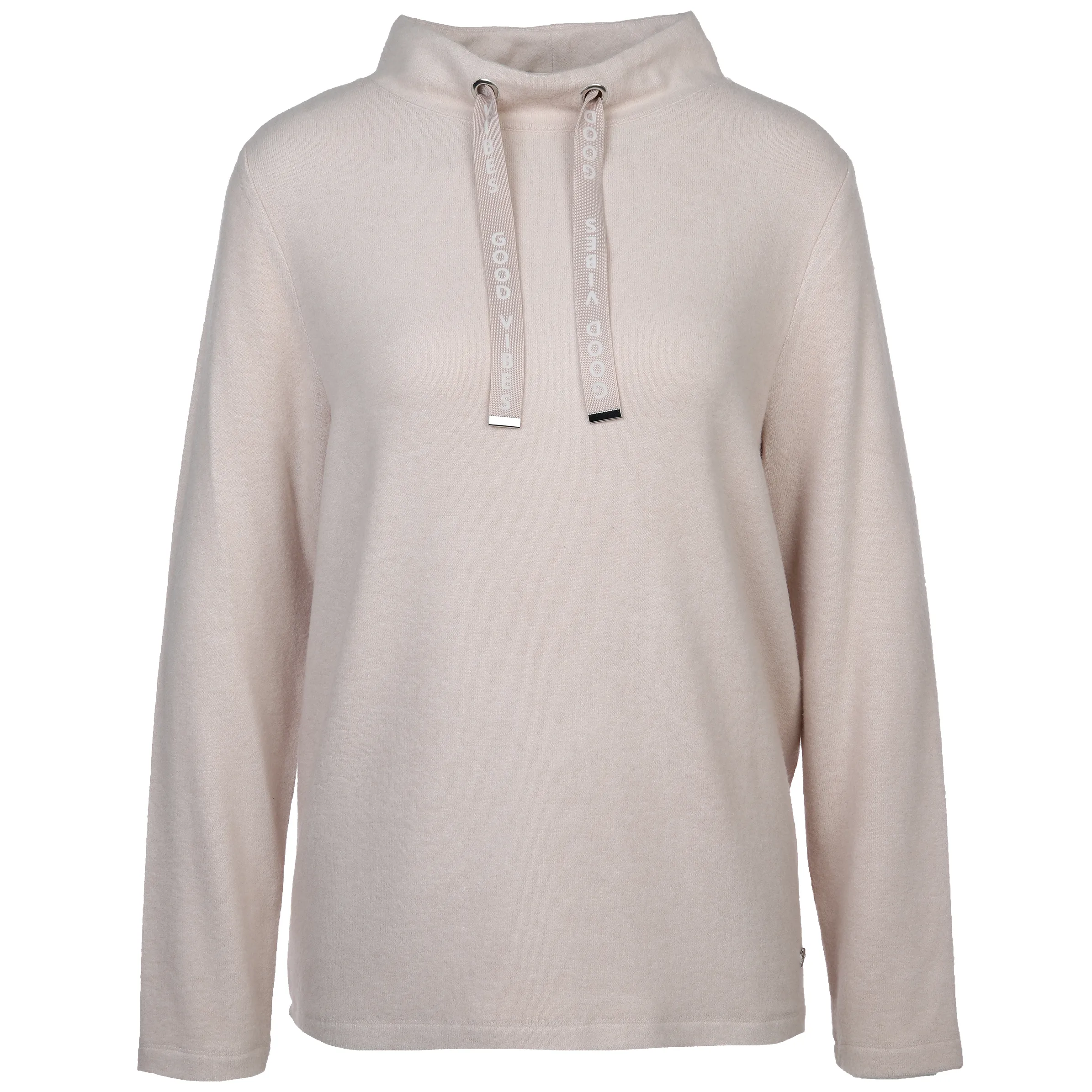 Damen Flauschshirt mit Stehkragen