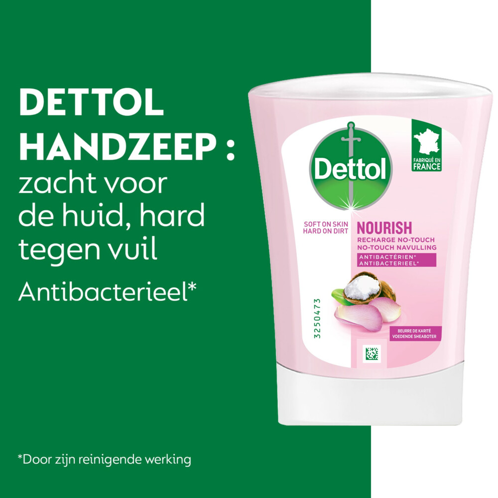 Dettol No Touch Wasgel Navulling Voedende Sheabutter250 ml
