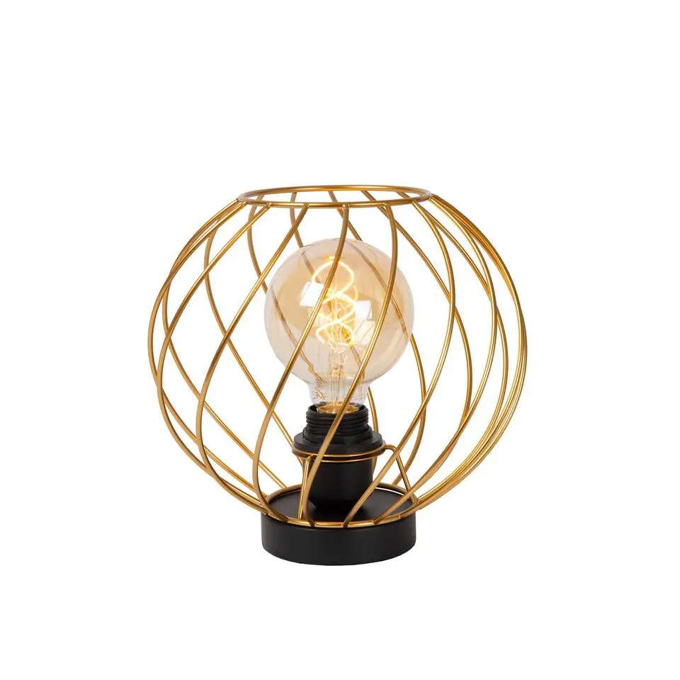 Lucide DANZA Tafellamp - Mat Goud / Messing