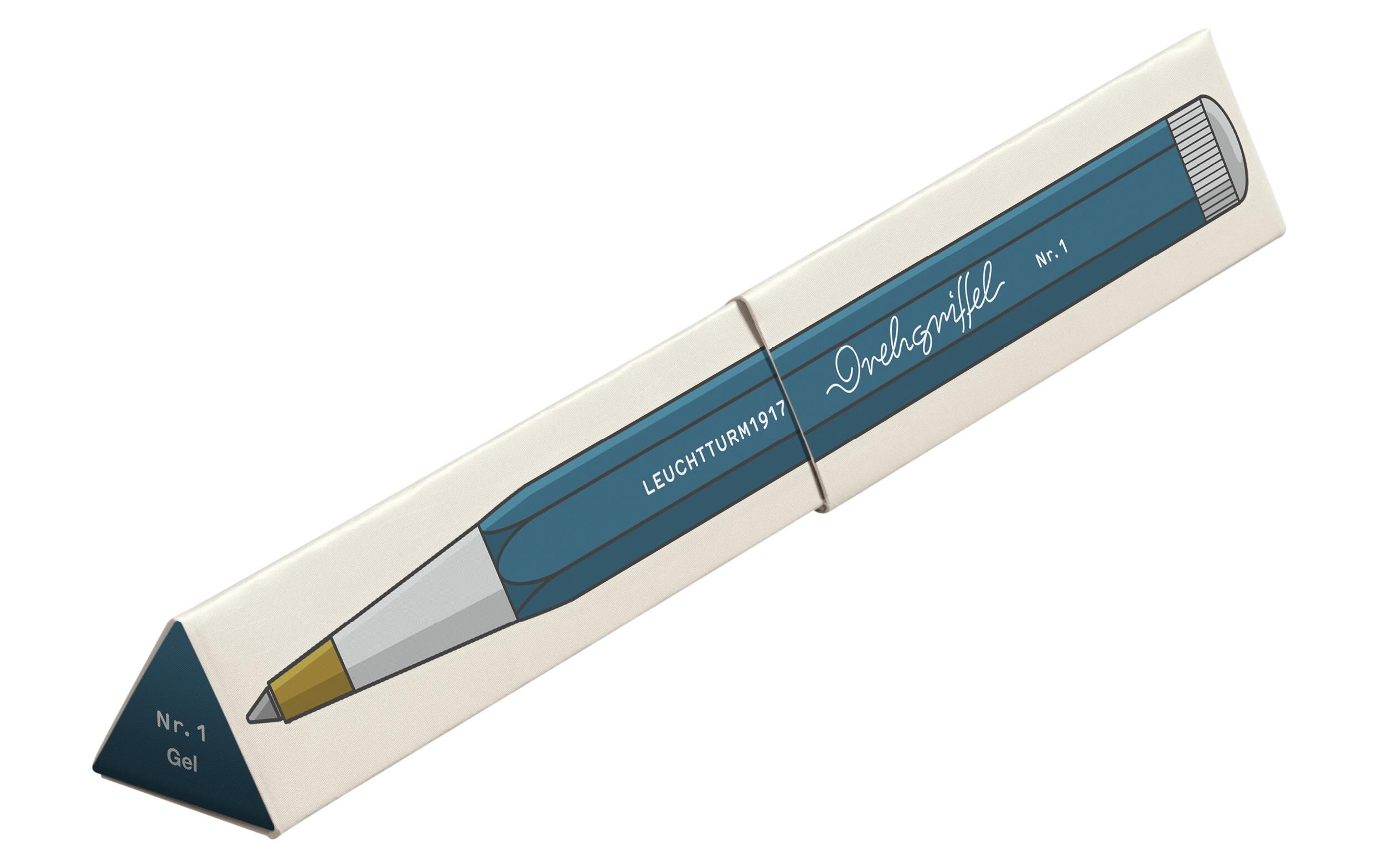 Gelschreiber Drehgriffel 0.5 mm, Stone BlueGelminenstift ideal für Schreiben, Skizzieren und Zeichnen