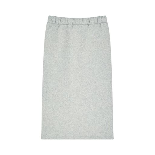 Mads Nørgaard Organic Sweat Sheila Nederdel, Light Grey Melange, 16 år