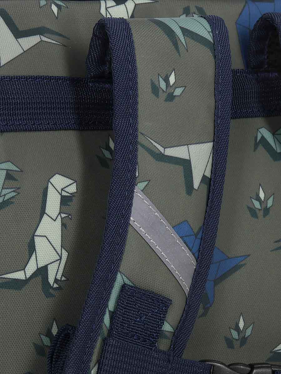 Mini cartable Caramel & cie Dinogami 32 cm