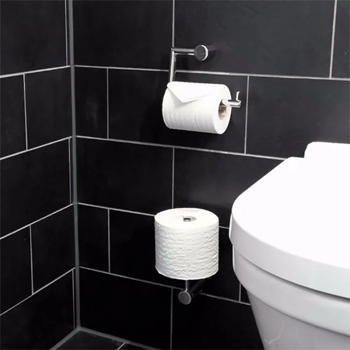 Frost - Nova2 Toilettenpapierhalter für Ersatzrolle, schwarz