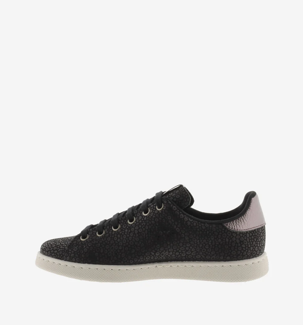 TENIS ANIMAL PRINT Baskets pour femmes à imprimé animalier NEGRO