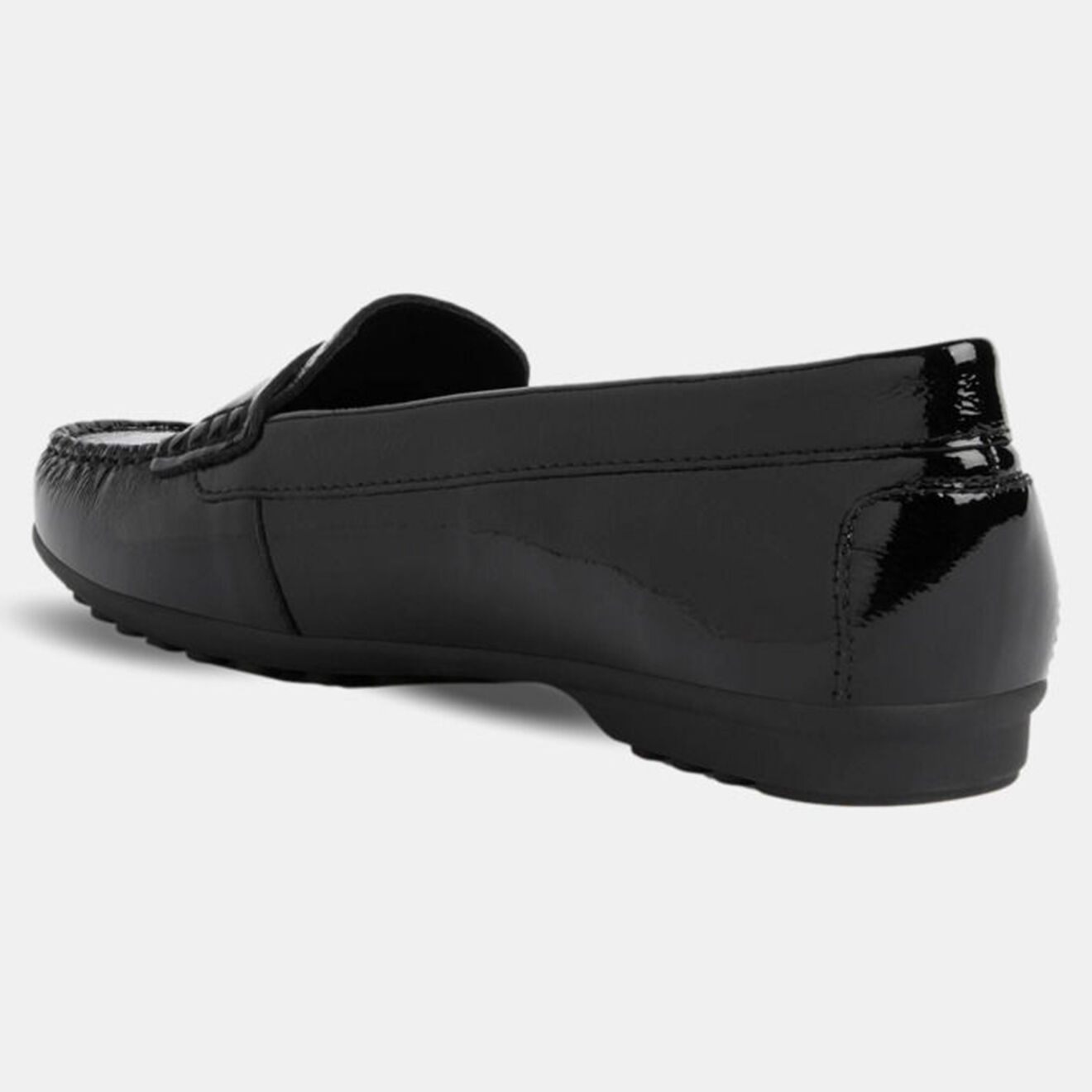 Geox Mocassins en Cuir verni Elidia noirs