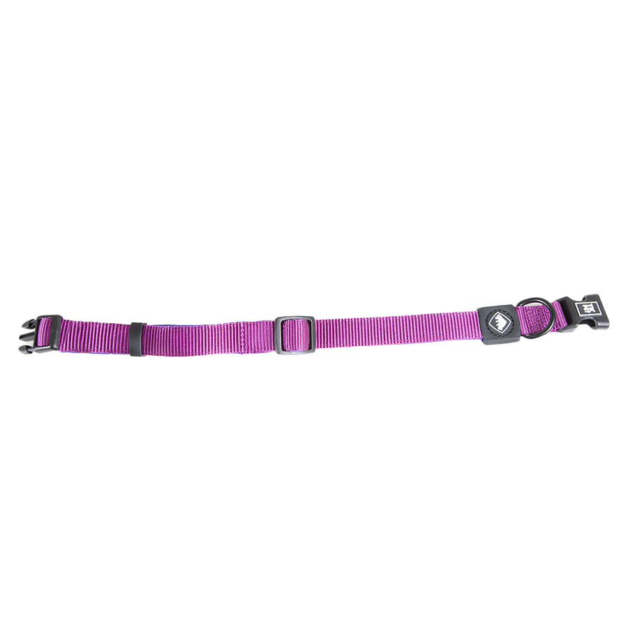 Coleira para cães TK-Pet Neo Classic em nylon roxo