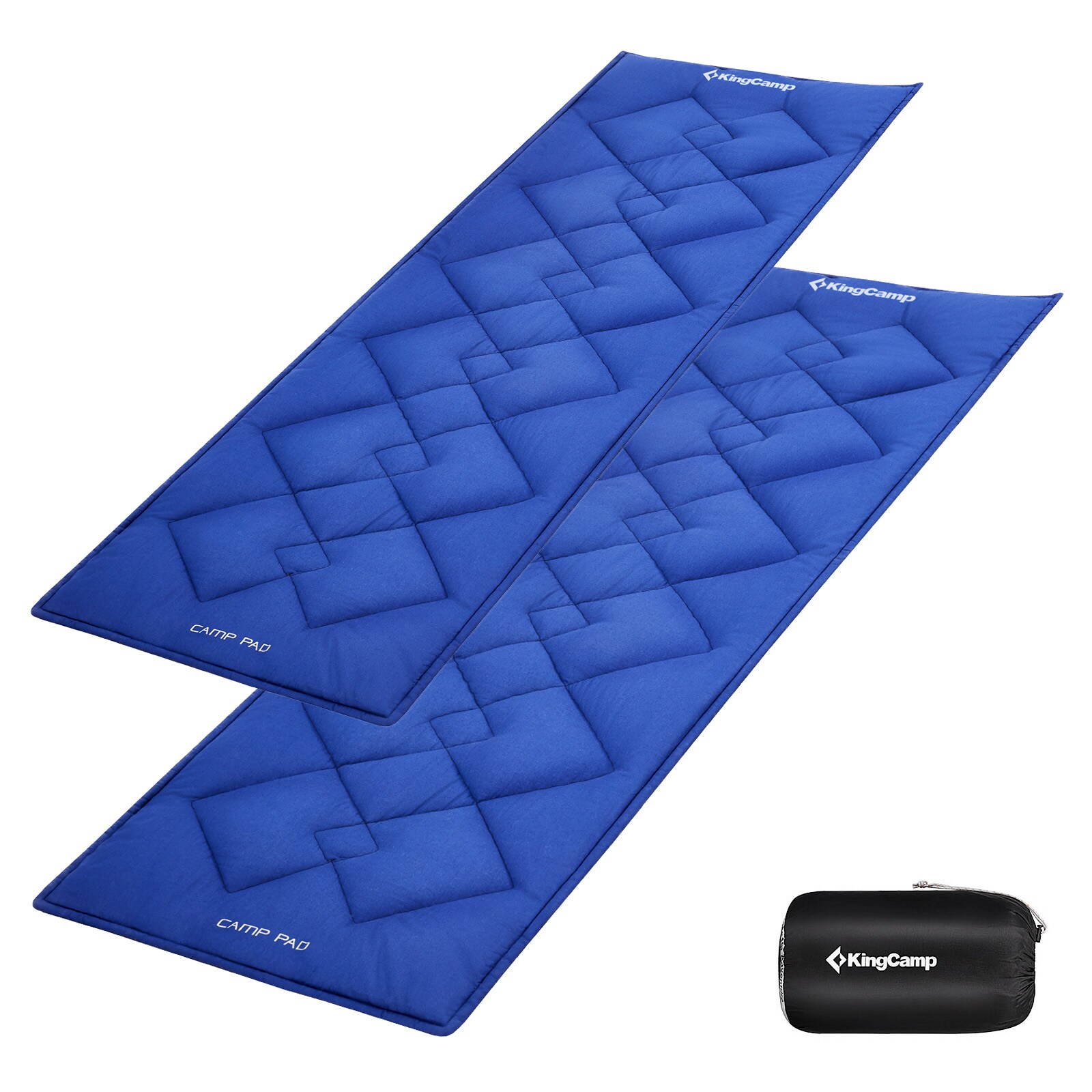 KINGCAMP Feldbettauflage Camp Pad Camping Klappbett Bezug Decke 100% Baumwolle Größe: L