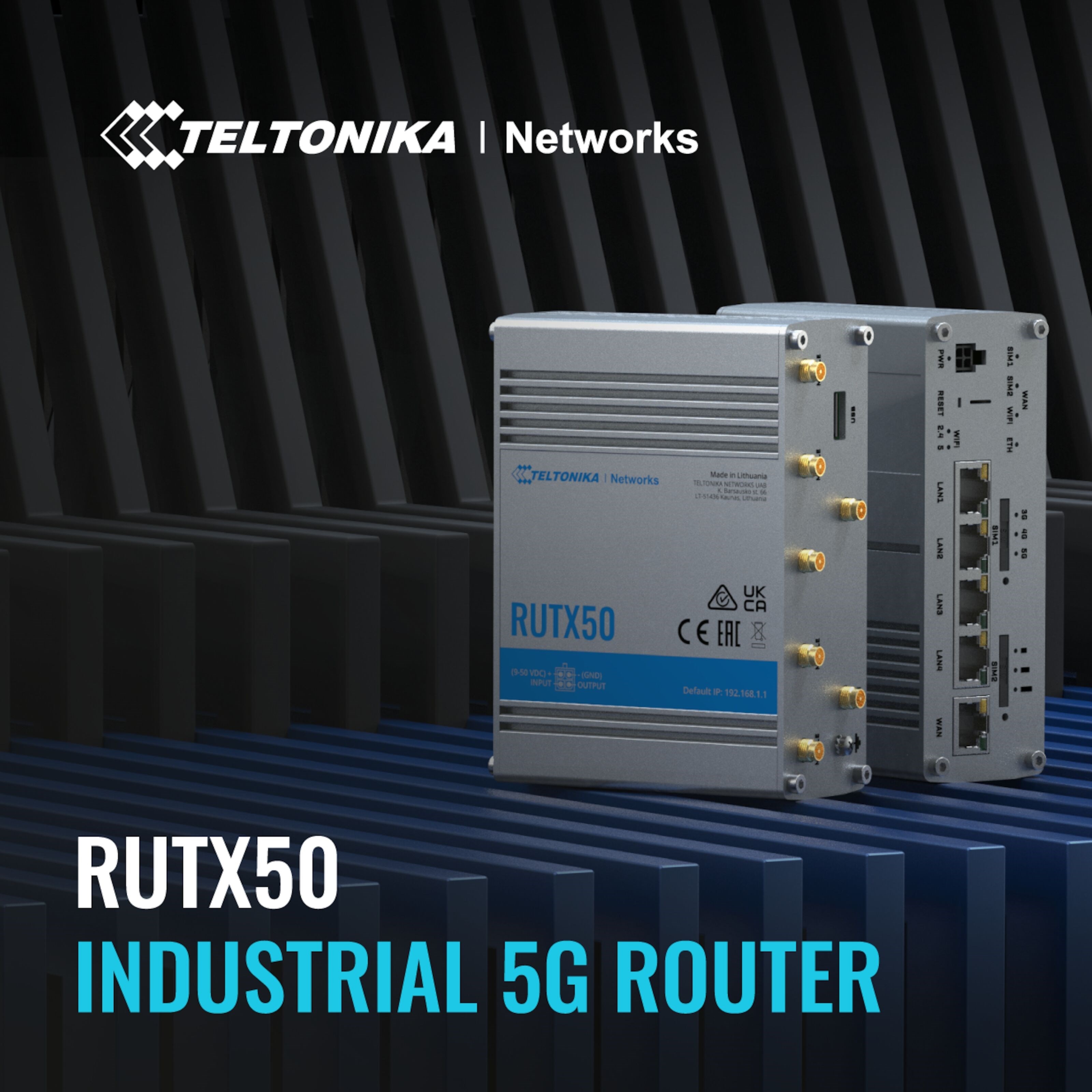 Teltonika RUTX50 5G-ruter med modem