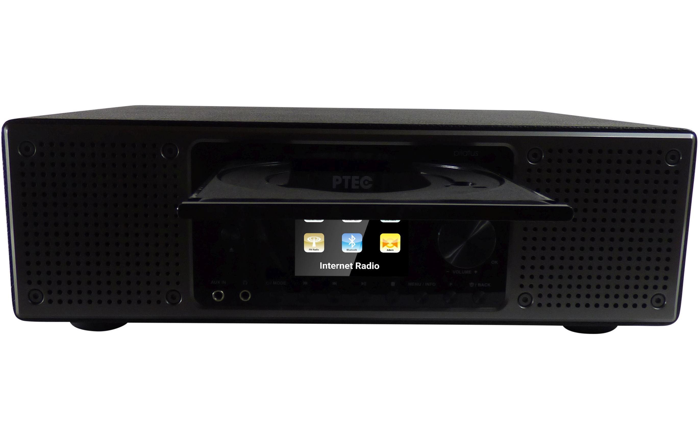 Internet Radio Pilatus II Schwarz<br>Internet Radio mit CD-Player