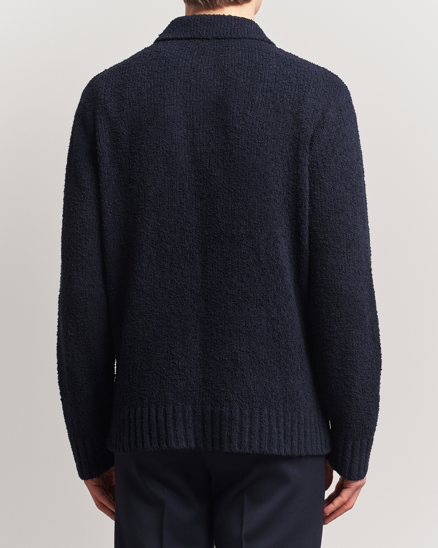A Day's March Dover Structured Polo Navy