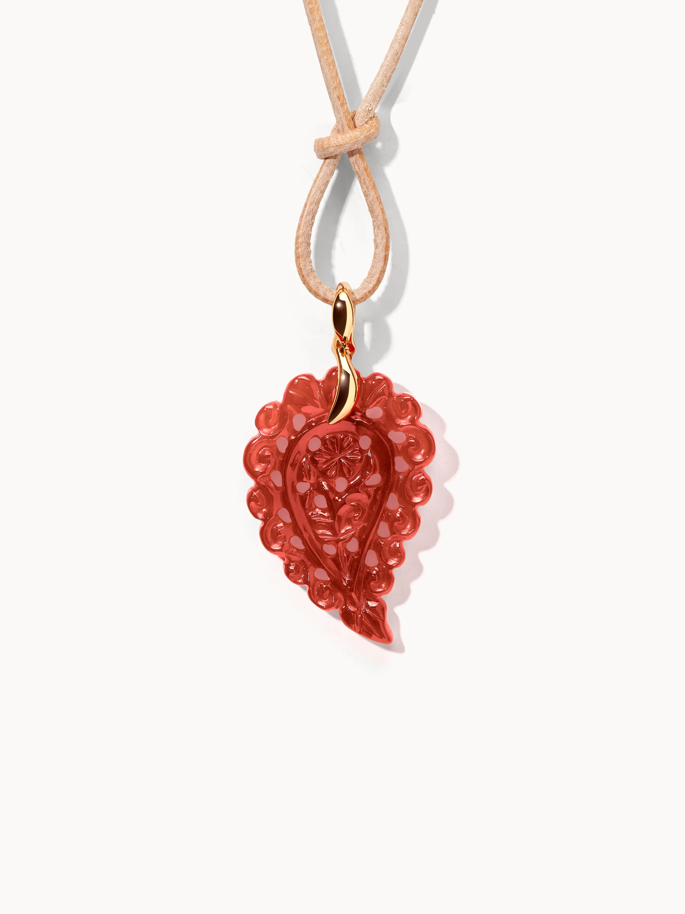 TAMARA COMOLLI Anhänger PENDANT INDIA SMALL TERRA ONYX aus 18 Karat Roségold und Onyx Terra