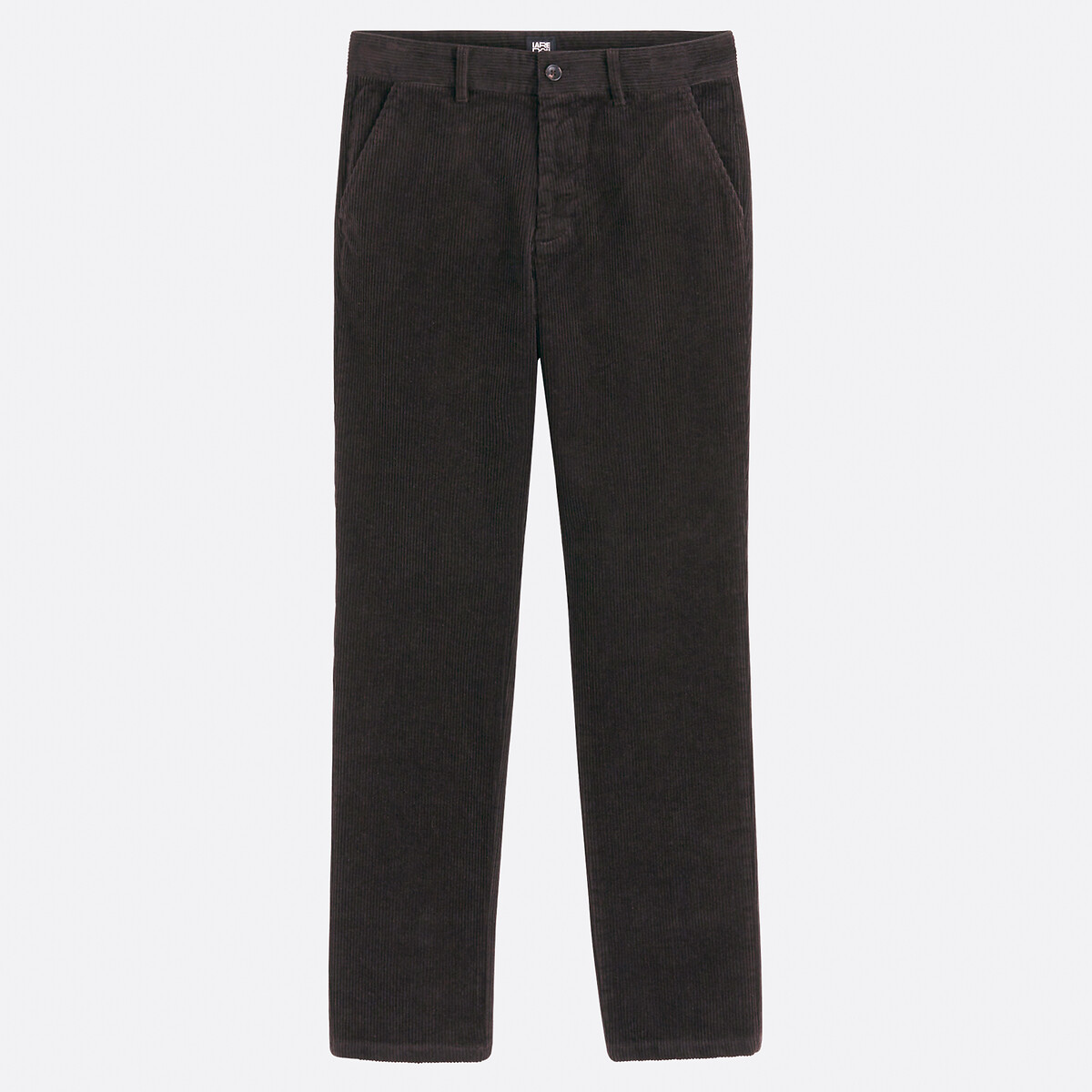 COLEÇÃO LA REDOUTE<br>Calças chino em veludo, corte regular