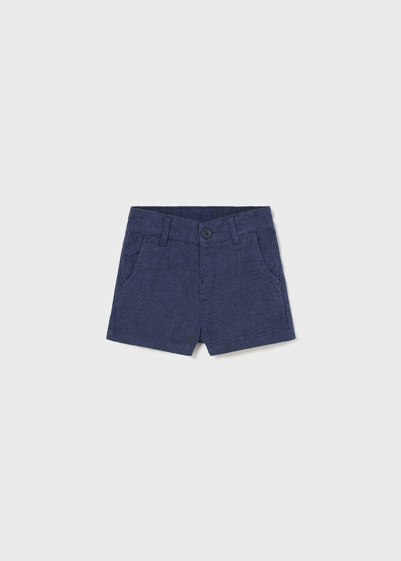 Bermudas de algodão sustentável para bebês